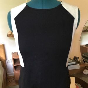 DKNY Ponte and Tweed Sleeveless Peplum top 14
